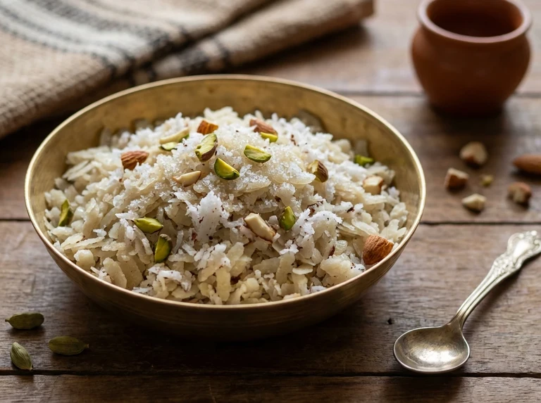 Sweet Coconut Poha