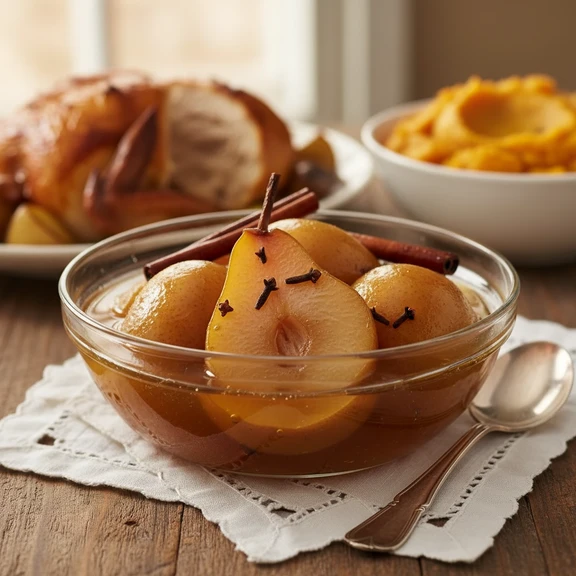 Sweet Pickled Pears