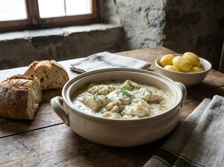 SWISS CREAMED FISH