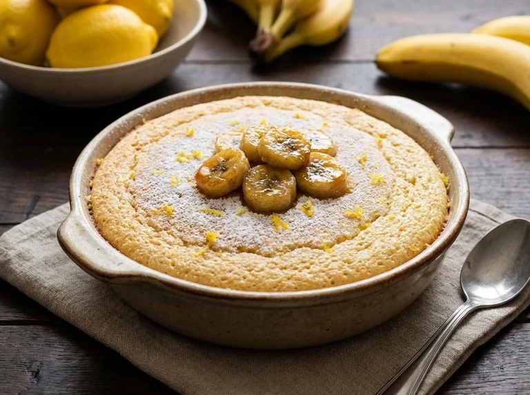 Tapioca-and-Banana Sponge
