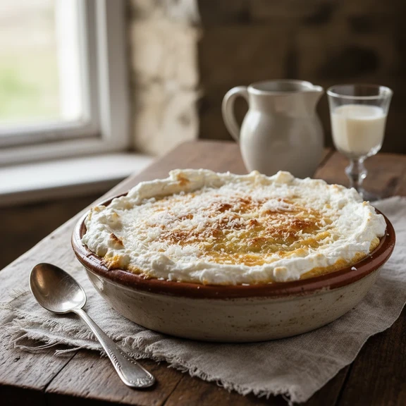 Tapioca and Cocoanut Pudding