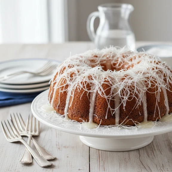 Threaded Syrup Icing