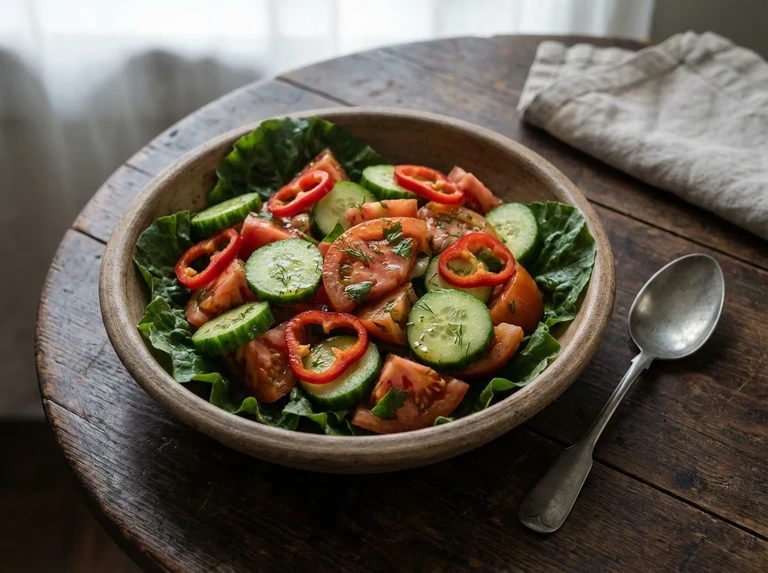 Tomato and Cucumber Salad