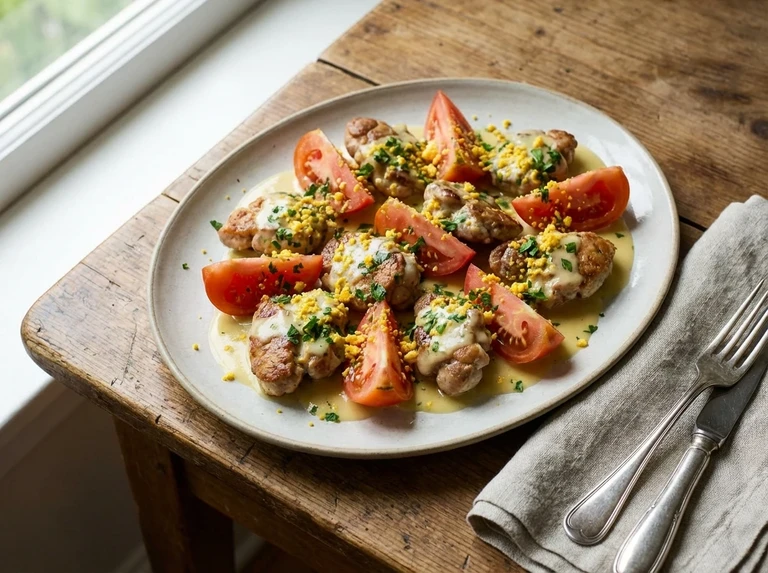 Tomato-and-Sweetbread Salad