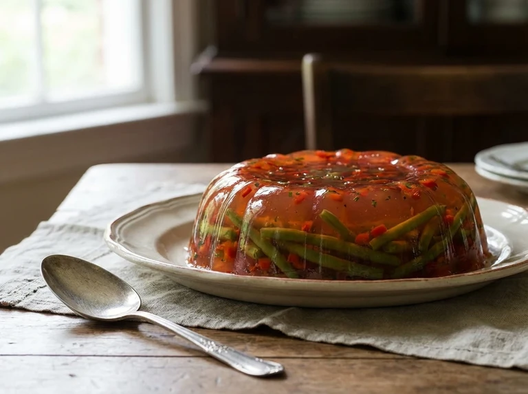Tomato Jelly with String Beans
