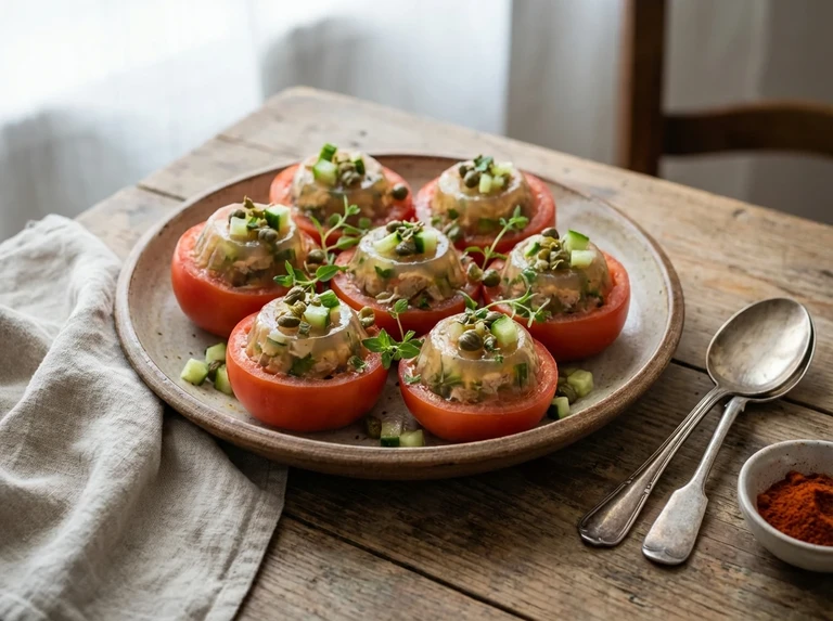 Tomatoes Stuffed with Jelly