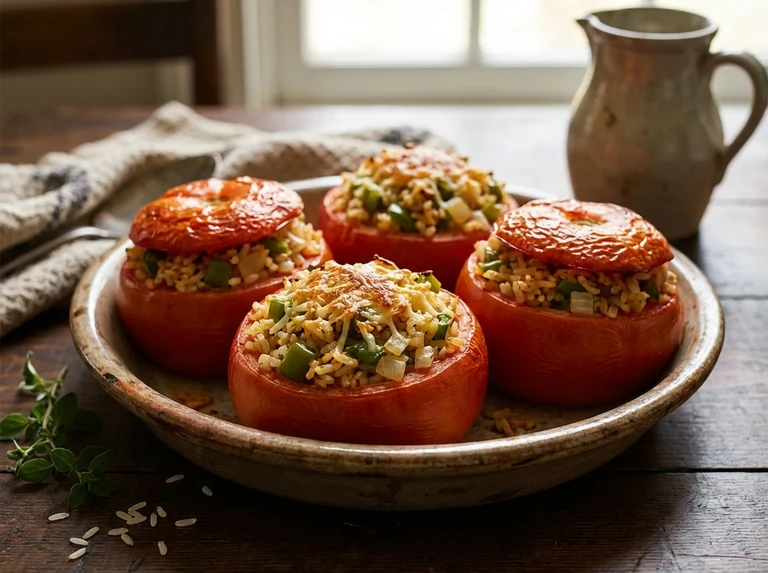 Tomatoes Stuffed with Rice