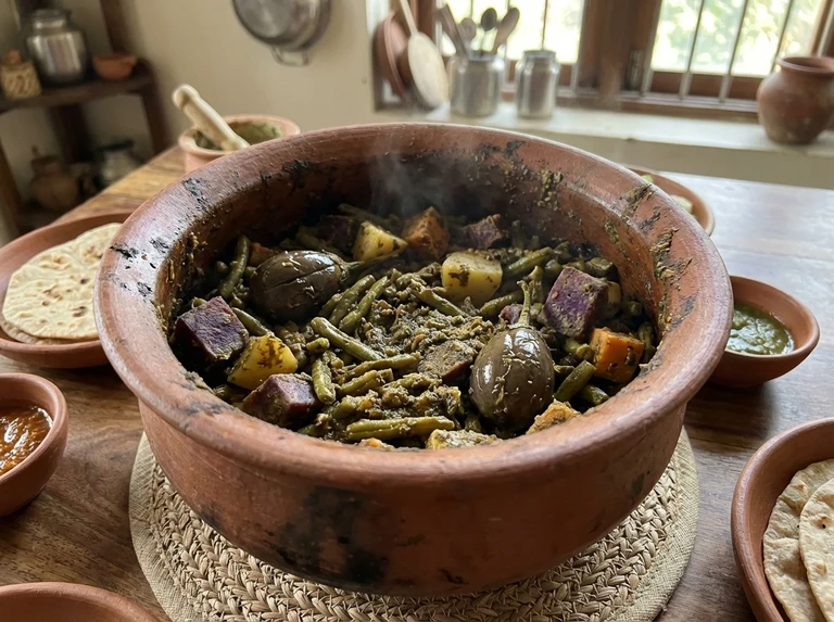 Umbariyu (Steamed Mixed Vegetables)