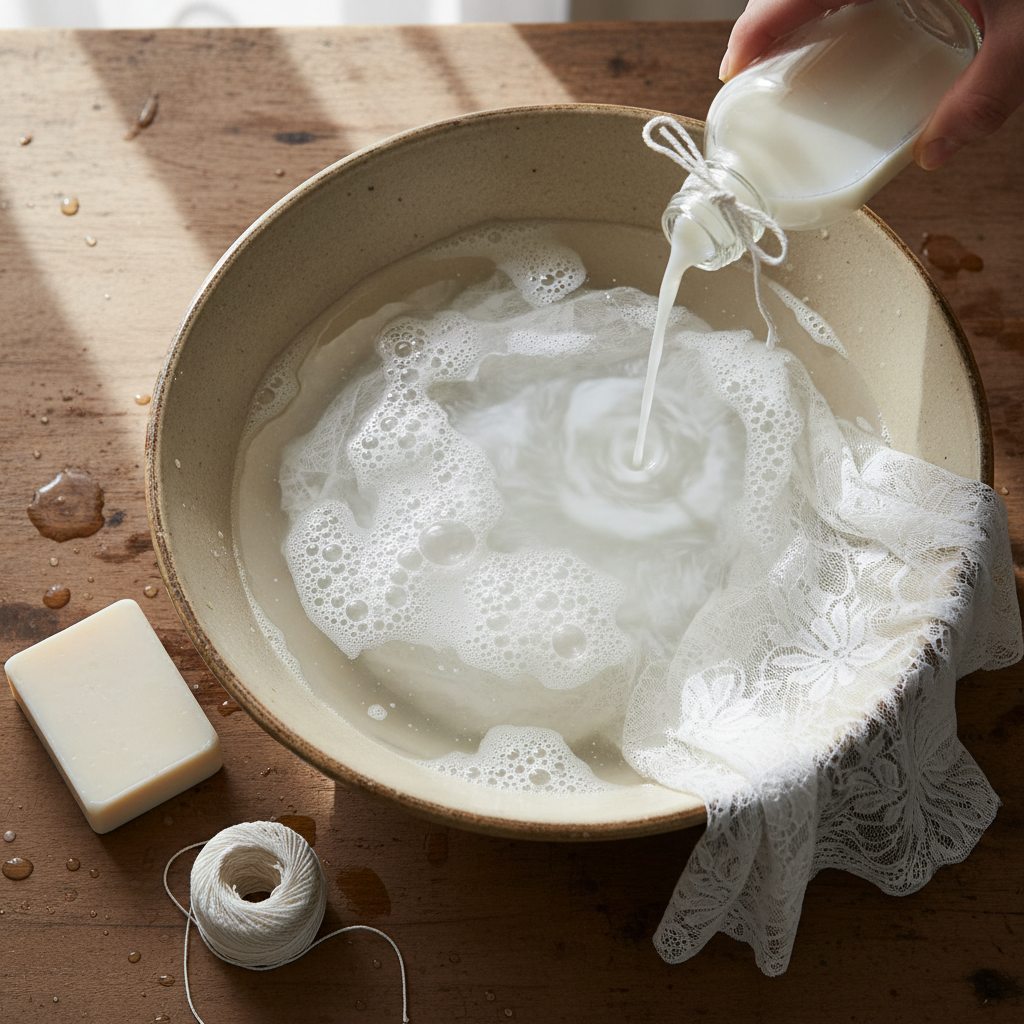How to Wash Delicate Lace
