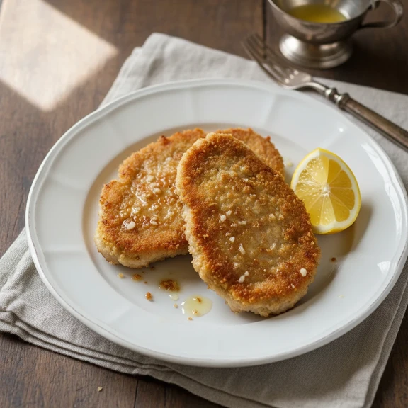 Veal Cutlets, Breaded