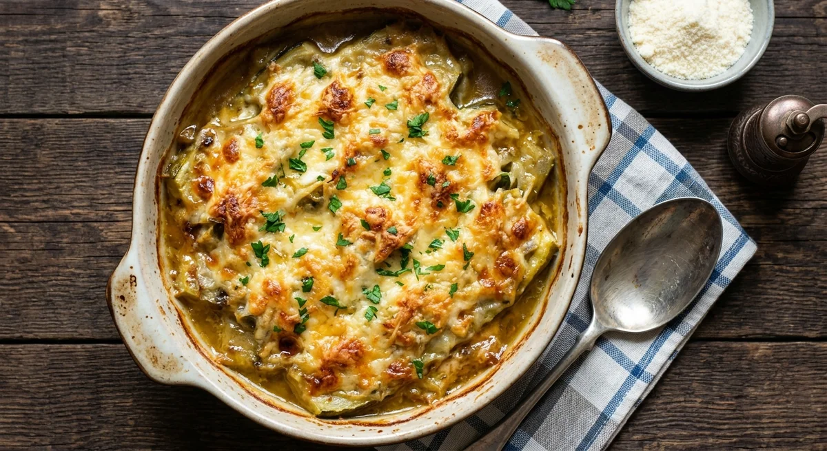 Vegetable Marrow au Gratin