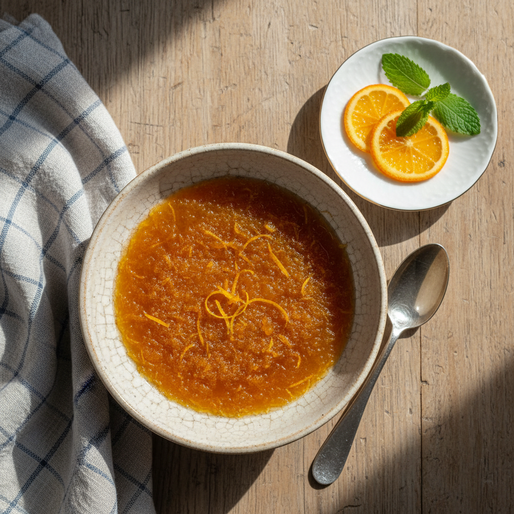 Orange-Water Ice (Granita)