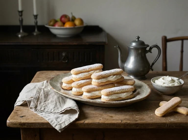 Whipped-Cream Sandwiches