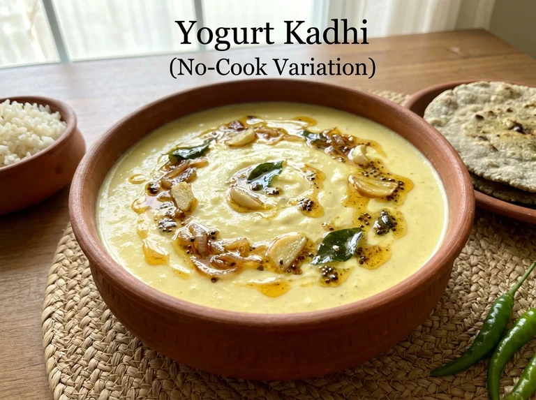Yogurt Kadhi (No-Cook Variation)