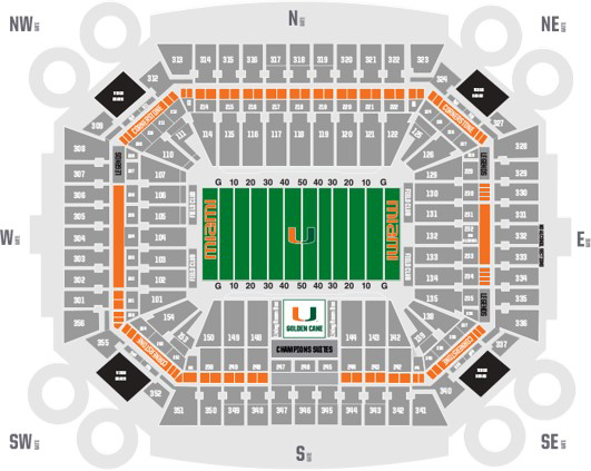 Miami Hurricanes Luxury Suites Football Tickets