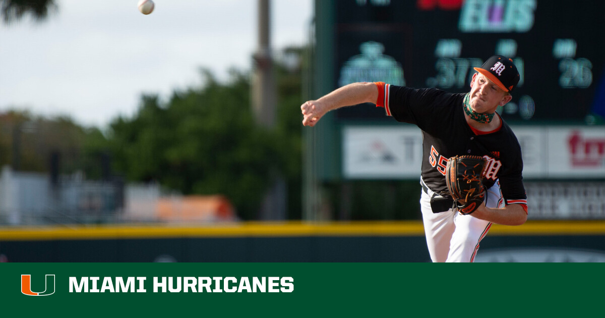 Miami Hurricanes Pitchers -- Alex McFarlane, Andrew Walters, and