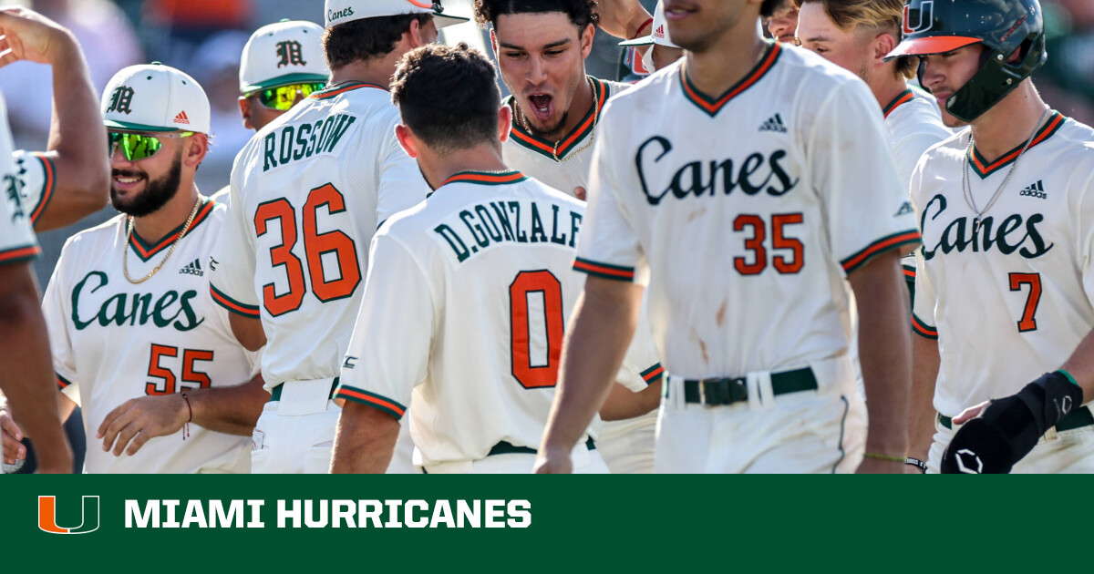 Miami Hurricanes Baseball on X: Series secured. 🙌⚾️   / X