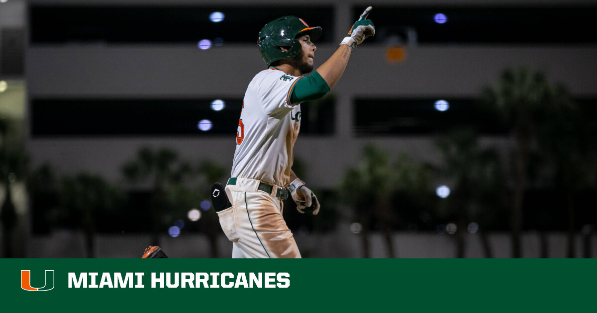 Morales leads Miami past 13th-ranked Tar Heels - CanesCounty