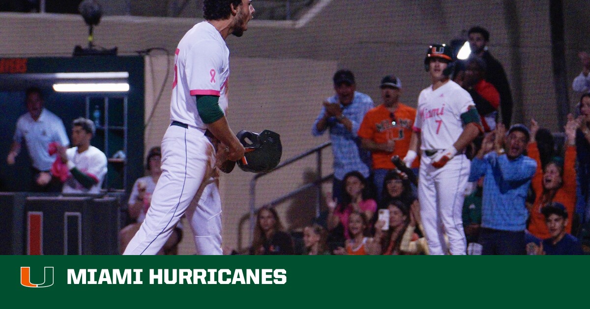 Canes Baseball Releases 2022 Slate – University of Miami Athletics