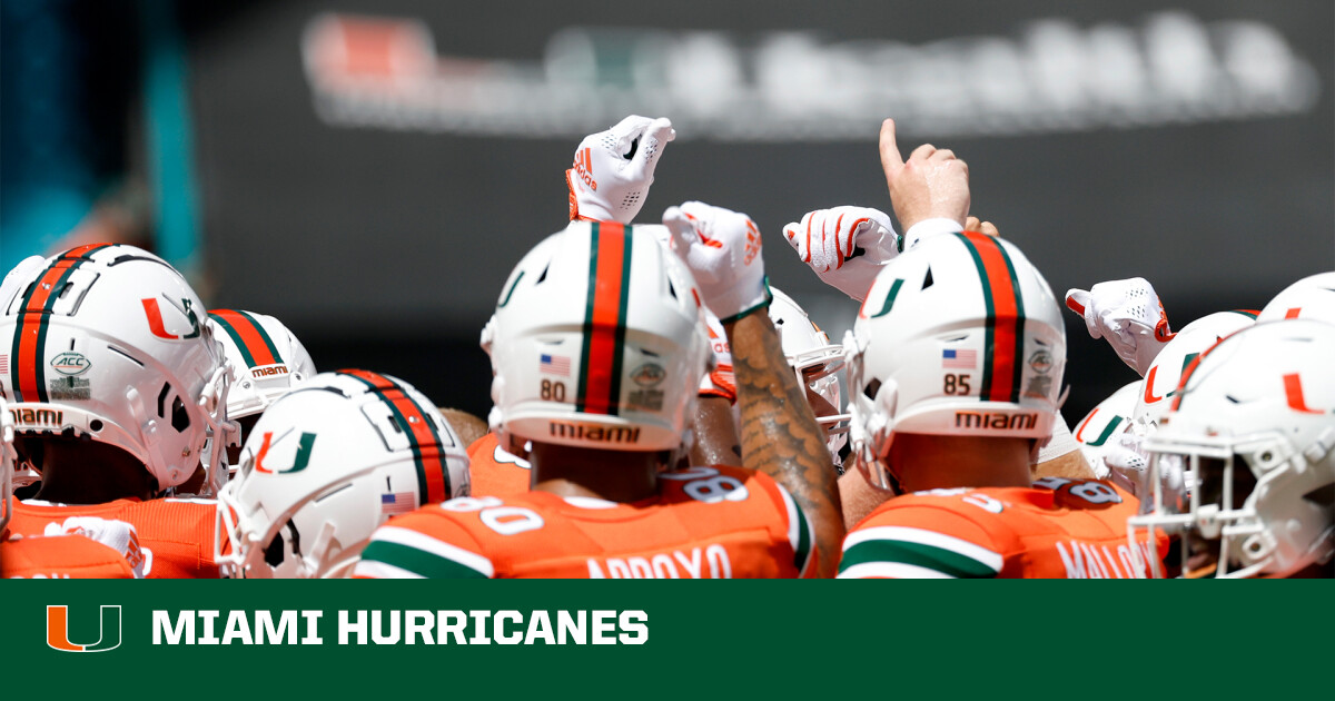 Canes Football is Back Tonight, Sports