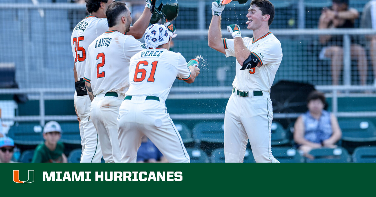 Miami Hurricanes Baseball on Instagram: The Miami Mashers™️ No. 16 Miami  outslugs FAU, 12-9!