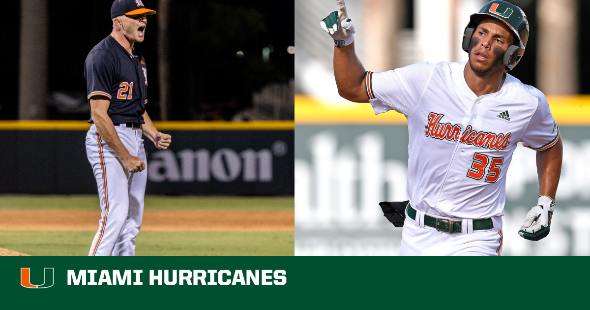 Miami Hurricanes Yohandy Morales and Andrew Walters Selected on