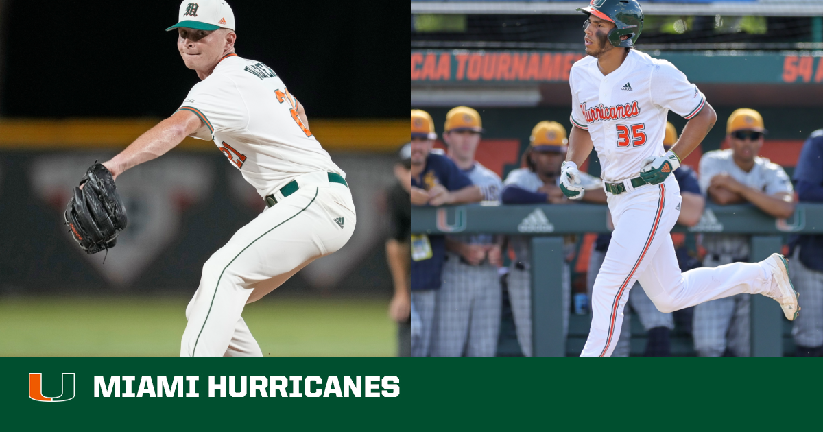Miami Hurricanes Yohandy Morales and Andrew Walters Selected on Day One of  the MLB Draft - State of The U