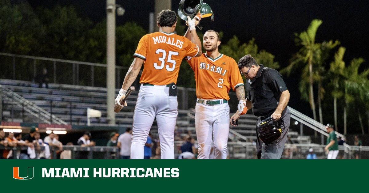 First day of fall means team - Miami Hurricanes Baseball