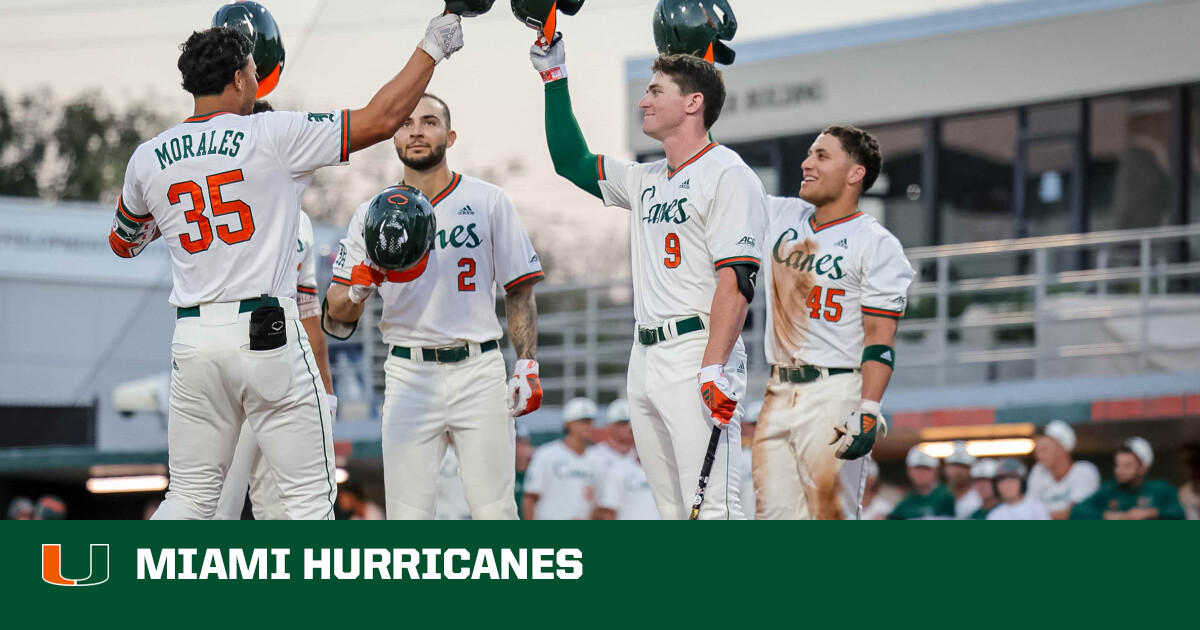 Miami Hurricanes' NCAA baseball regional opener vs. Canisius postponed  until Saturday