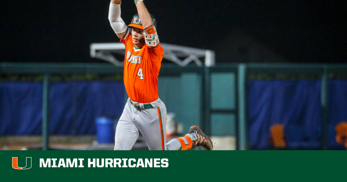 No. 22 Miami Rallies to Even Series with No. 6 Florida – University of Miami  Athletics