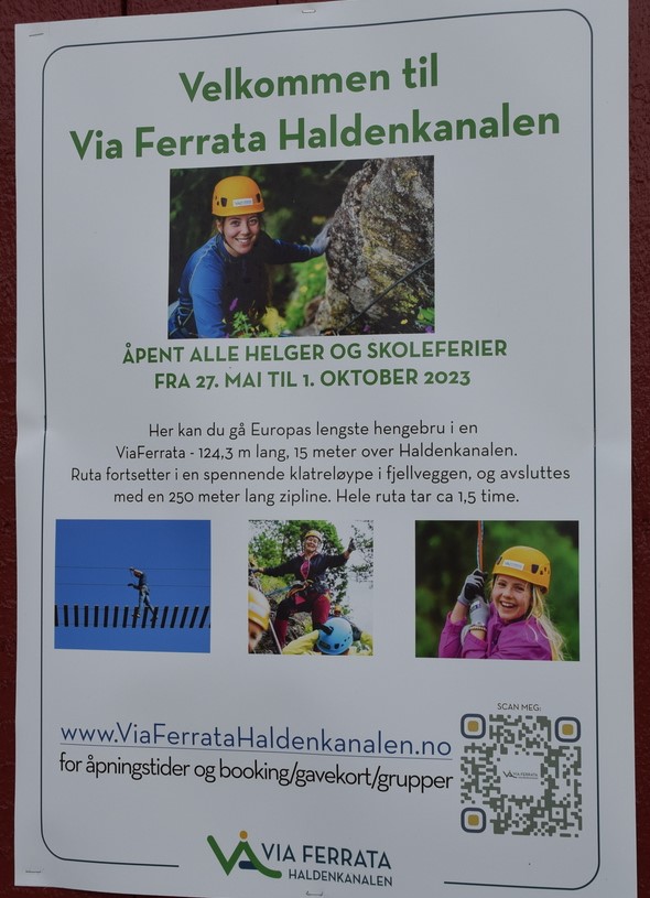 Via ferrata - Brekke sluser Aremark. Foto: Huskerdu.no