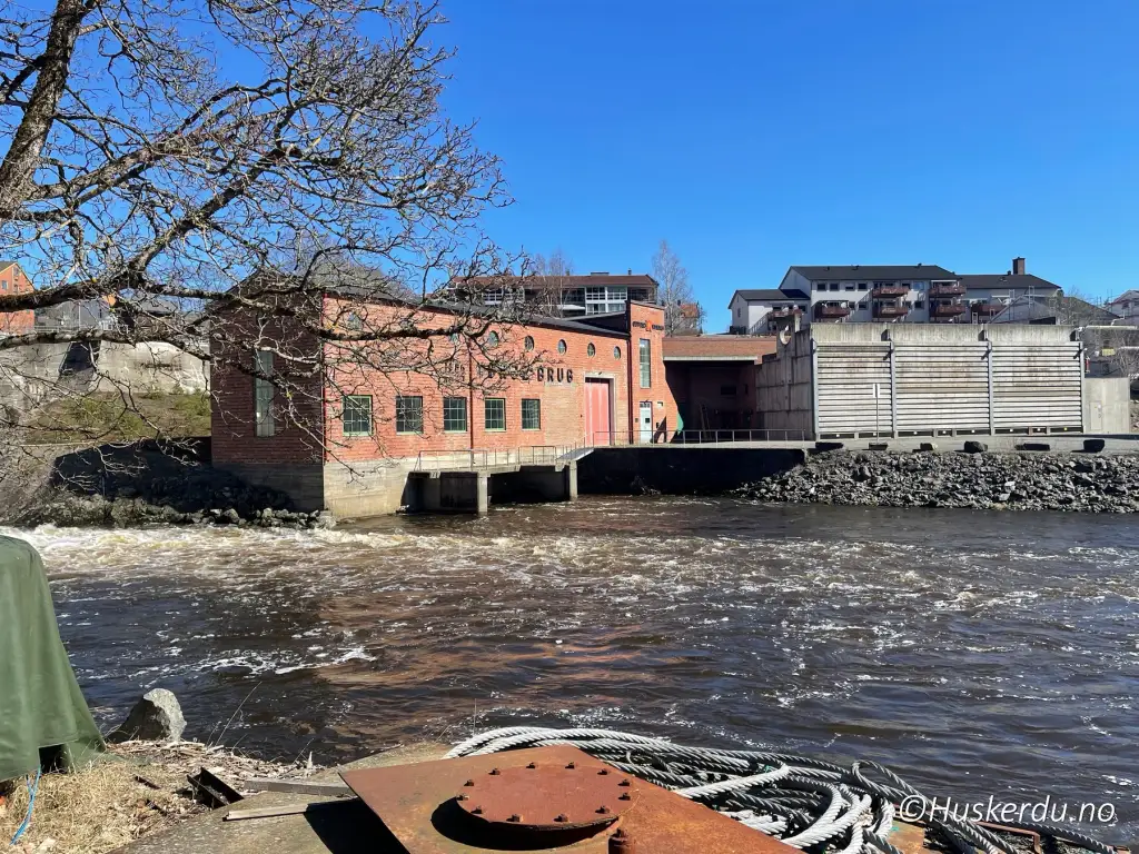Ørje kraftverk ved Ørjeelva i Marker kommune