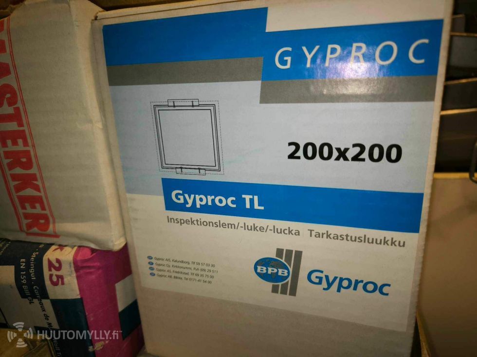 GYPROC 200 x 200 Tarkastusluukku, uusi - paketissaan. Rakennusliikkeen ...