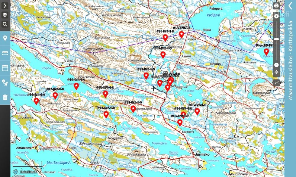 Maaninkavaara  määräala metsämaata *eniten tarjoavalle vaikka  vaunuparkiksi *maata Lapista – 