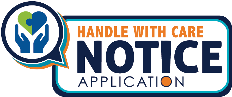 Handle With Care Notice Application logo