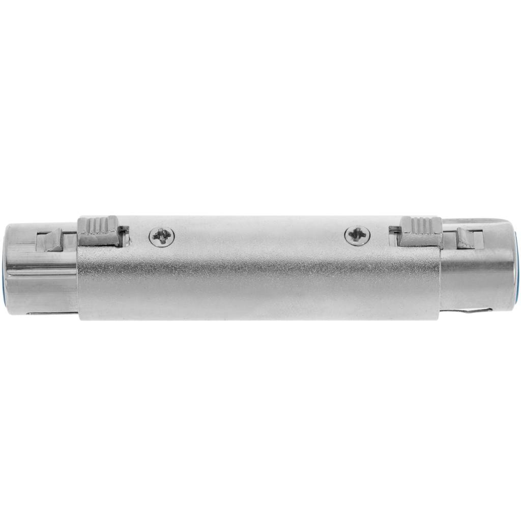 Adaptador de audio XLR 3-pin hembra a XLR 3-pin hembra