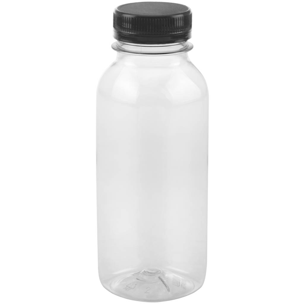 Botellas de plástico desechable take away 7 uds de 250 ml transparente