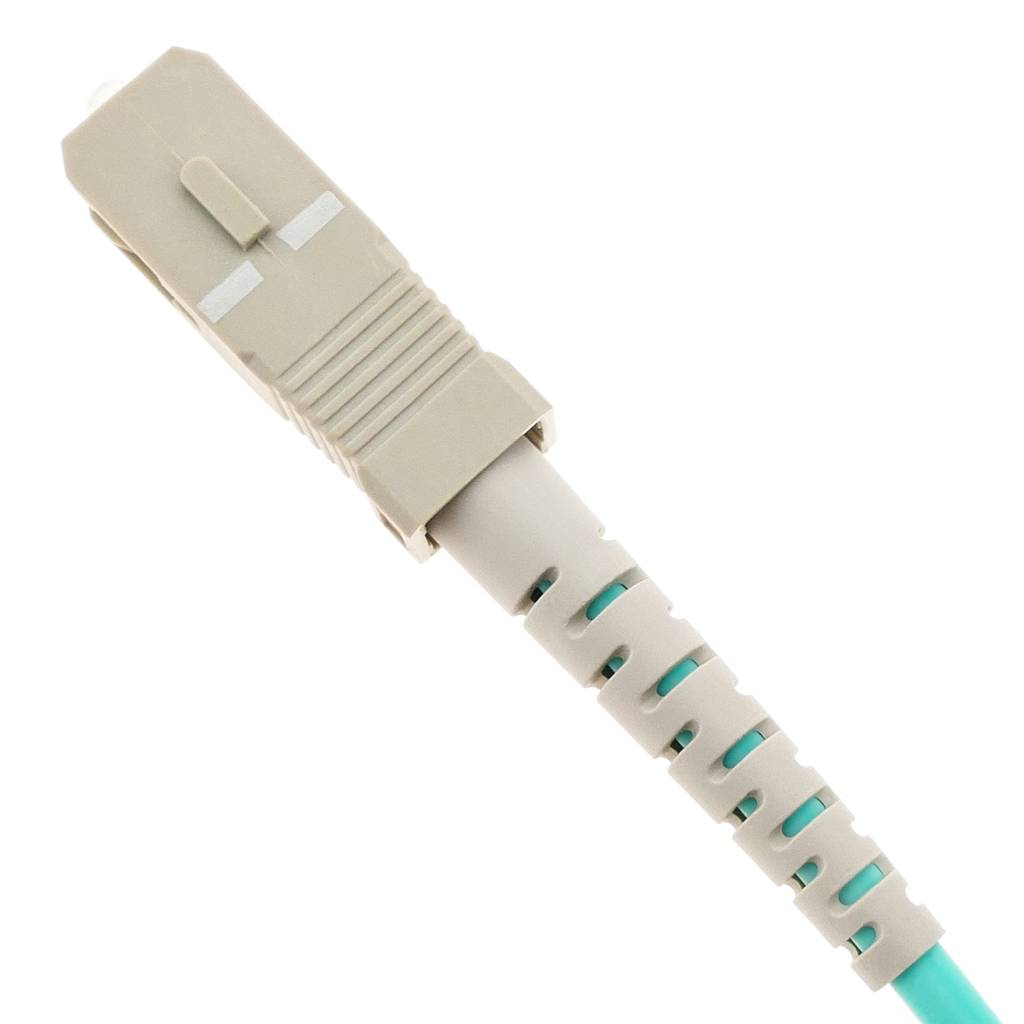 Cable de fibra óptica OM4 para router de SC a SC multimodo simplex 50µm/125µm, 7m