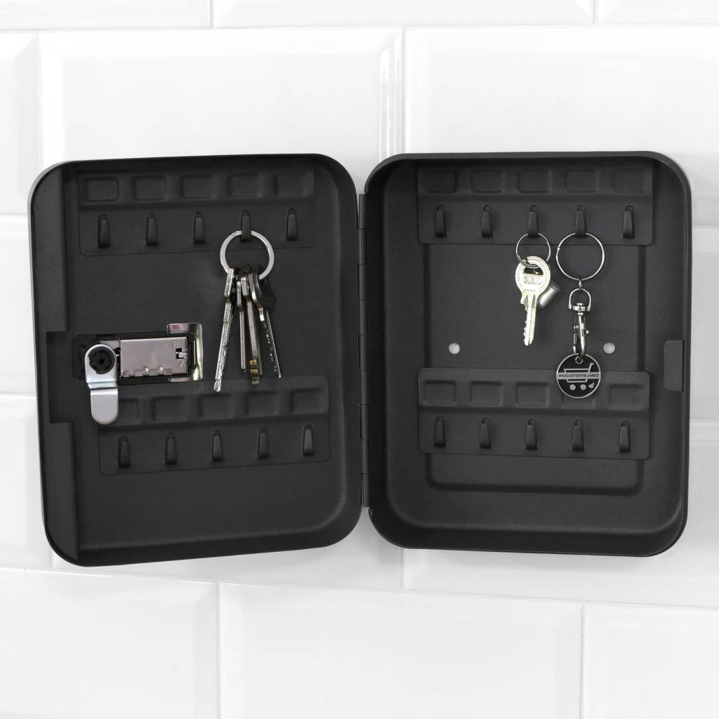 Armario de llaves con 45 ganchos y cerradura con combinación de 3 dígitos