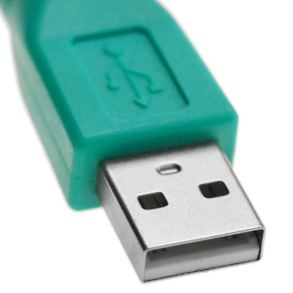 Adaptador PS2 a USB (USB A-M a MiniDIN6-H)