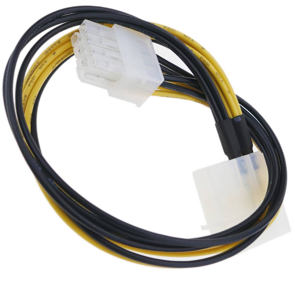 Cable Alimentación MOLEX 4P-M (5.25) a 8P-H (PIV-Xeon EPS12V)