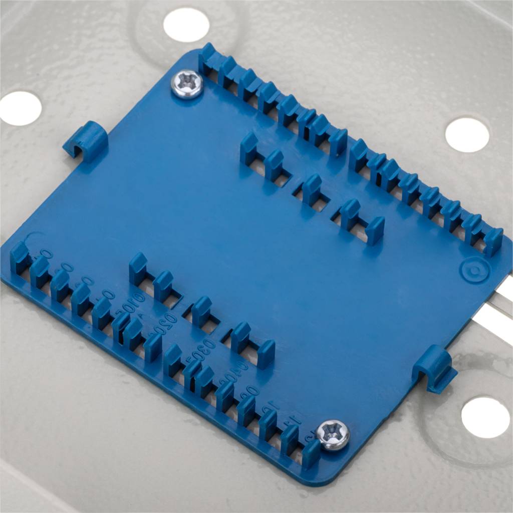 Caja de conexiones para fibra óptica de 4 puertos SC simplex