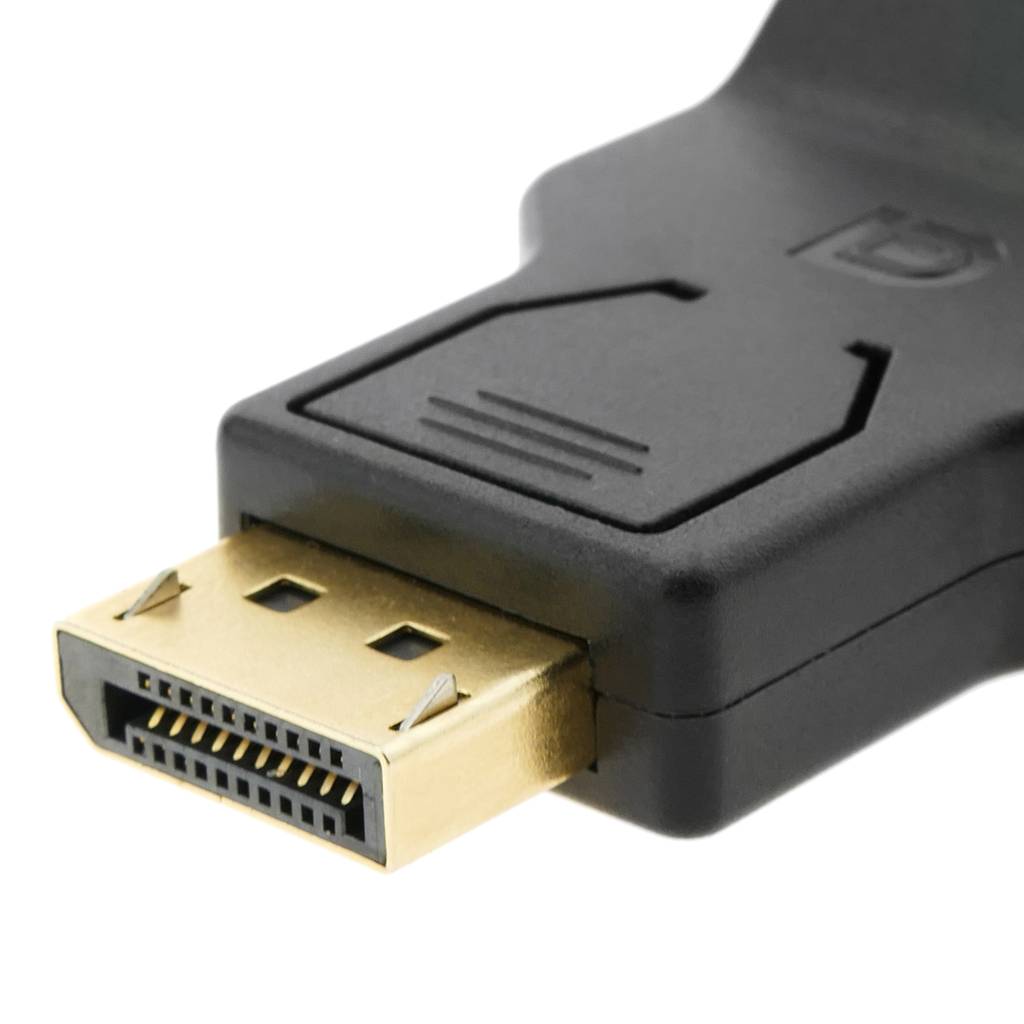 Adaptador compacto de DisplayPort macho a VGA hembra