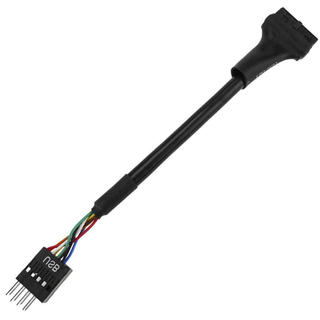 Adaptador de placa USB 3.0 HS20 de 20-pin hembra a conector USB 2.0 de 5-pin macho