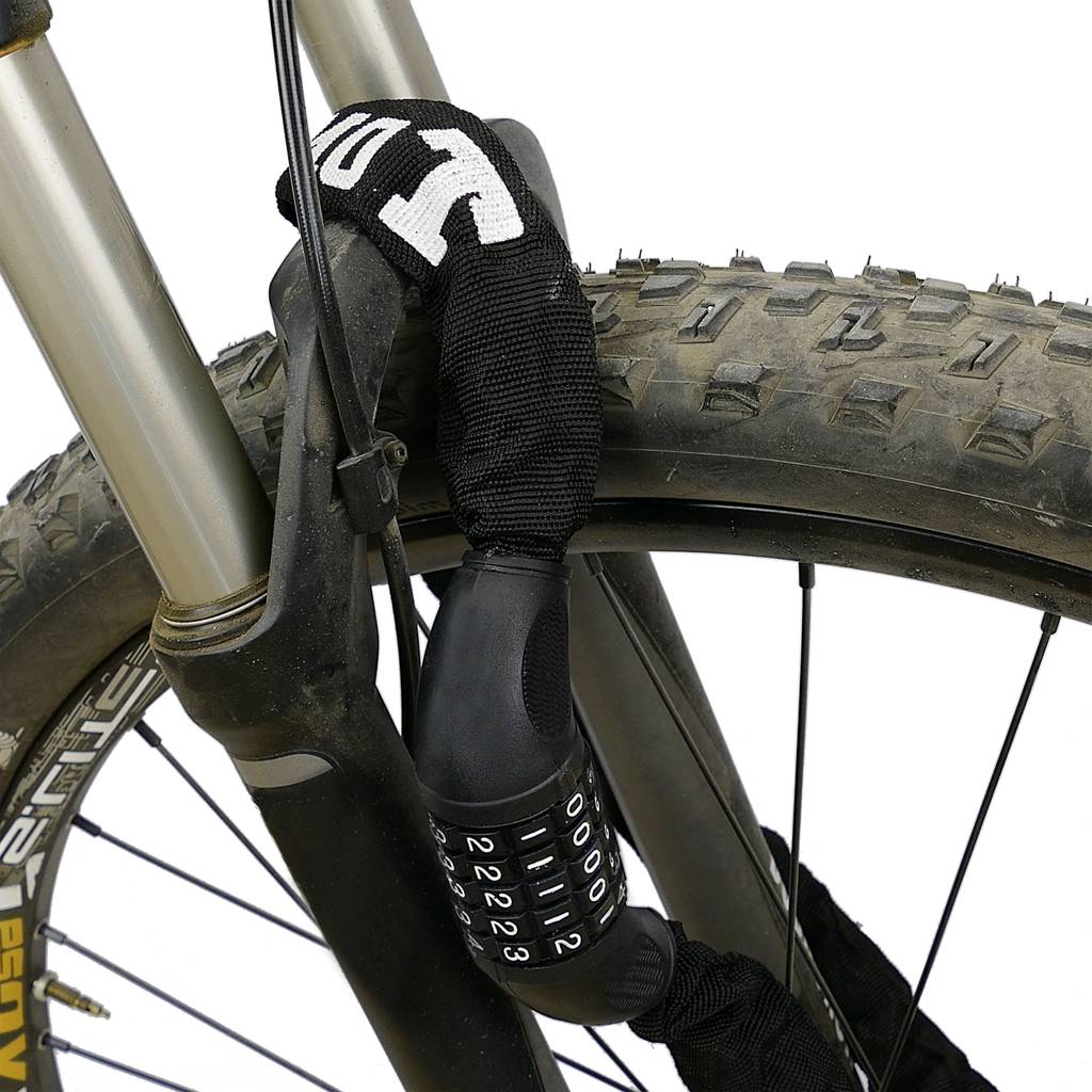 Cadena de acero con candado para bicicleta con  combinación de 19x900mm