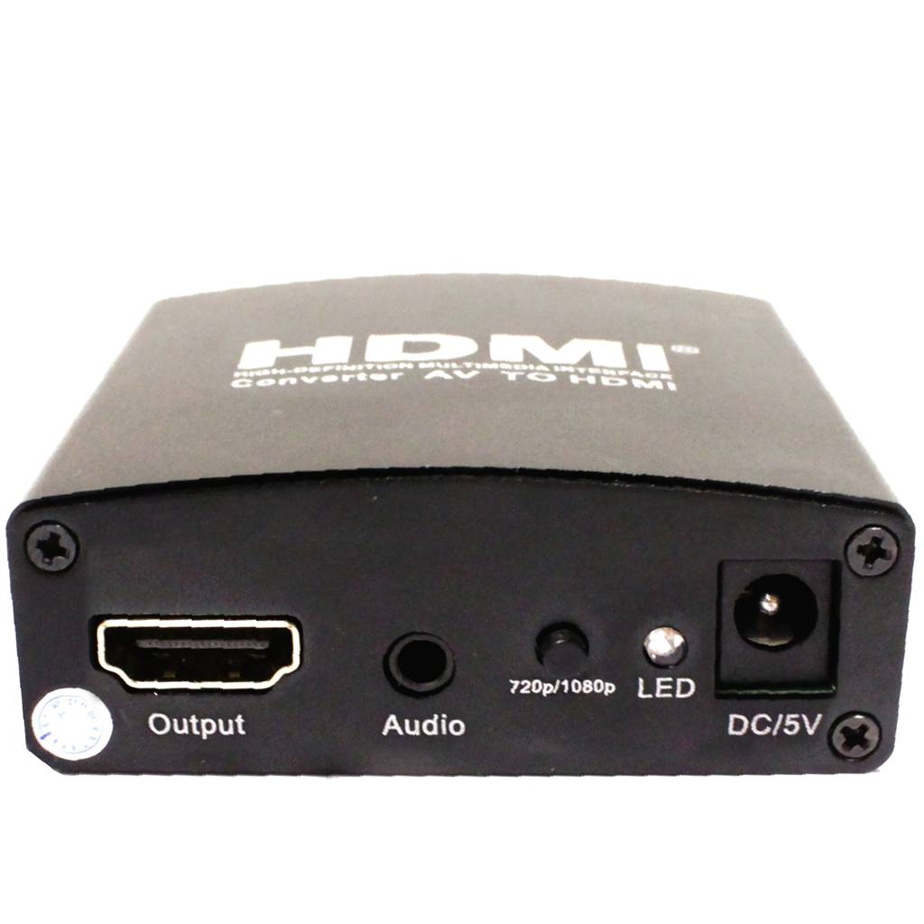 Adaptador de audio y video compuesto CBVS a HDMI mini con tecnología ColorEye