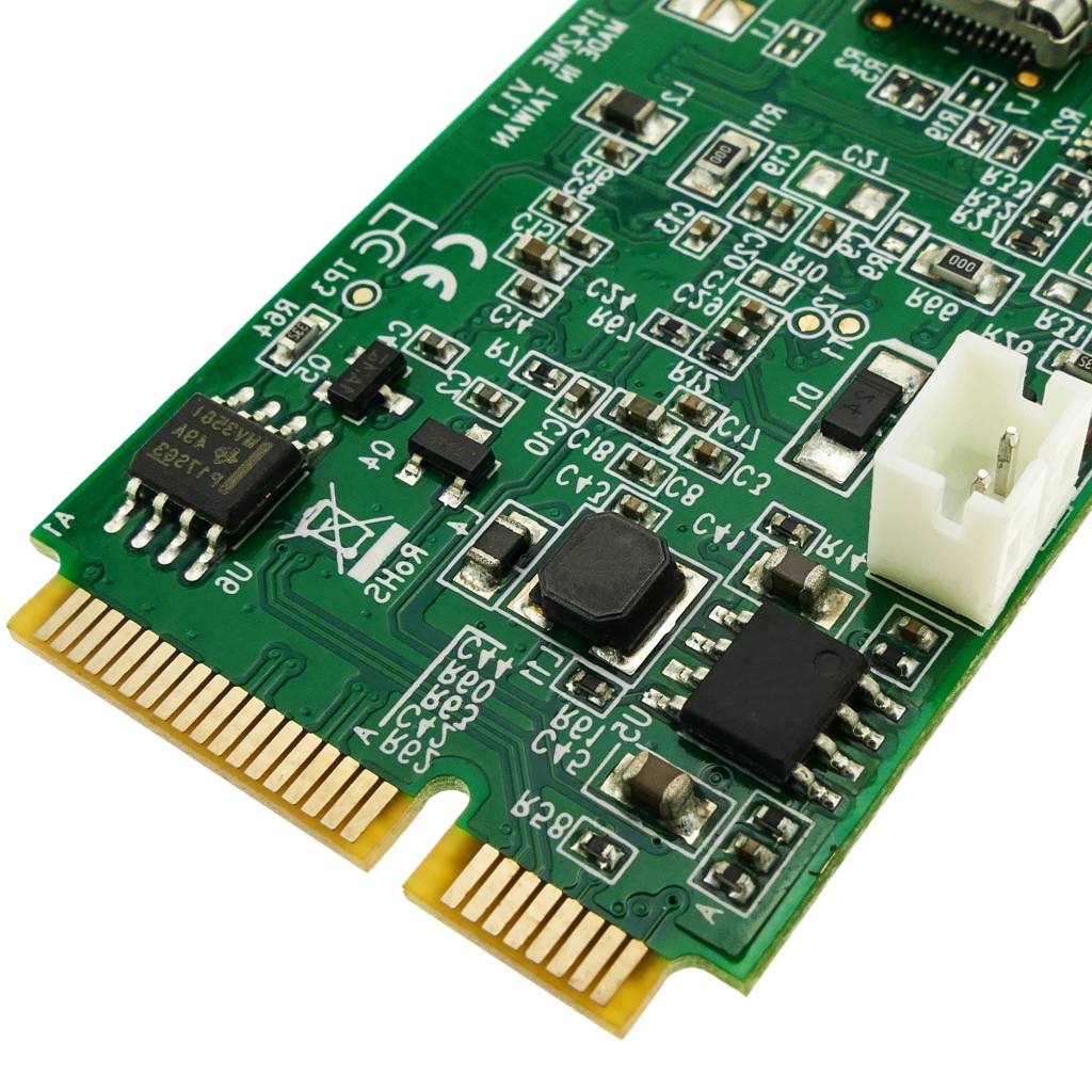 Adaptador miniPCIe a USB 3.1 tipo C reversible