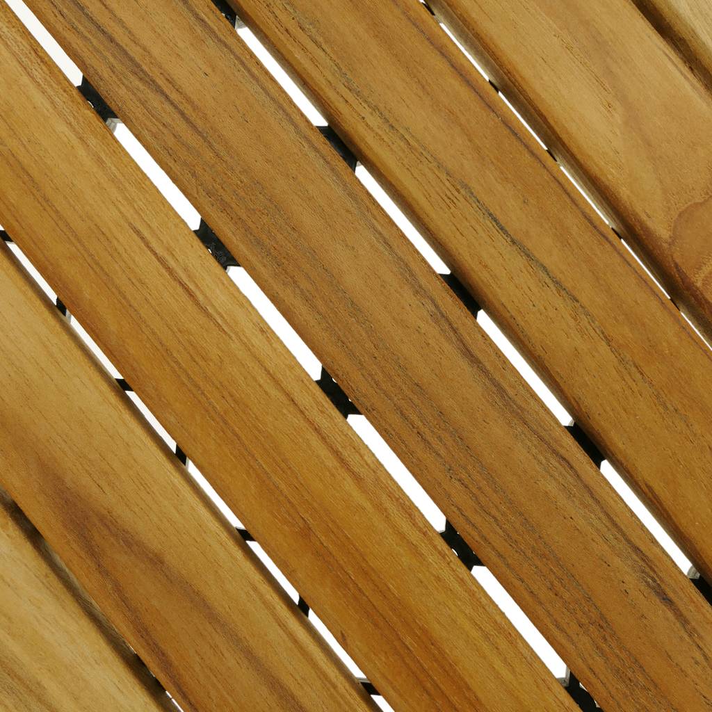 Baldosas de 30 x 30 cm con 9 listones en madera de teca ( 10 unidades )