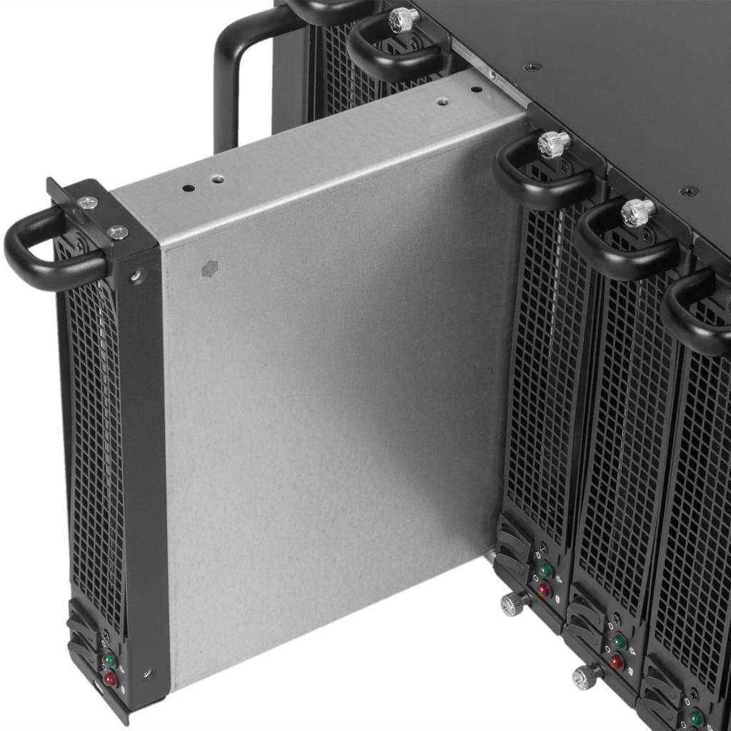 Caja para montaje en Rack 19” 5U F545 18x3.5" para 9 Atom Mini-ITX extraible