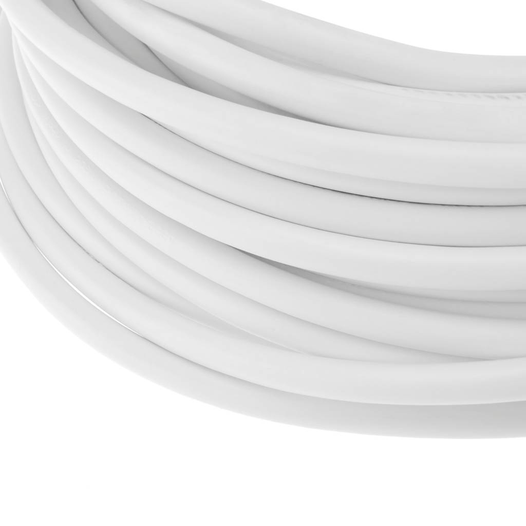 Bobina de 100 m con cable eléctrico de color blanco 3x1.5mm